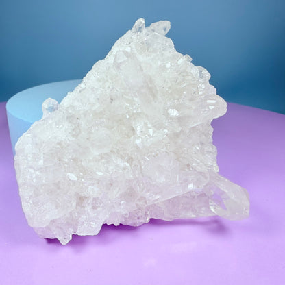 Clear Quartz Medium Cluster (Video)