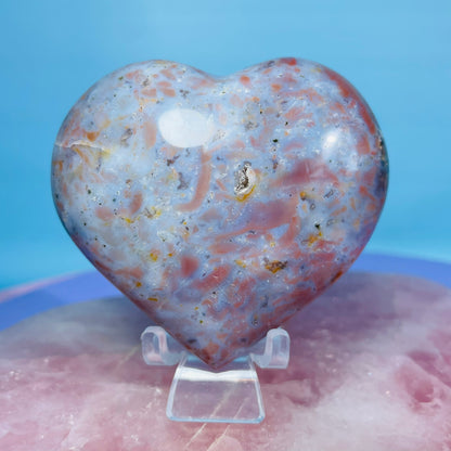 Ocean Jasper Heart Medium Carving