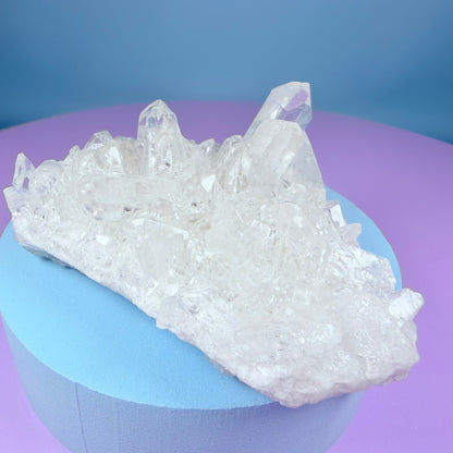 Clear Quartz Medium Cluster (Video)