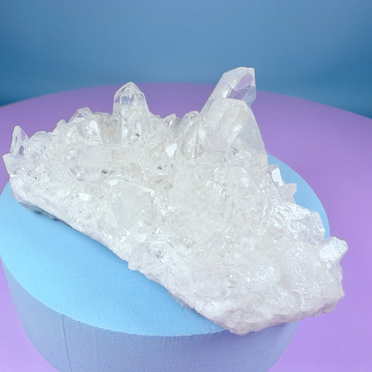 Clear Quartz Medium Cluster (Video)