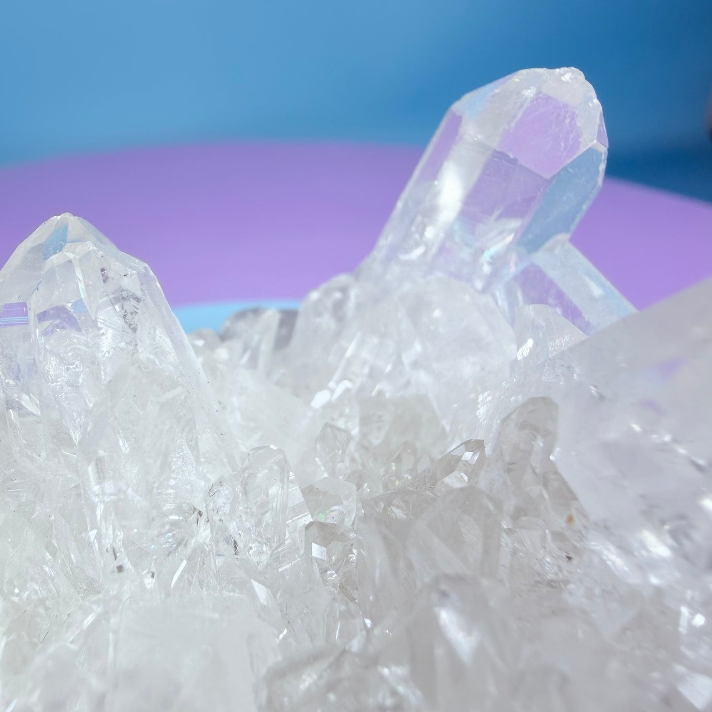 Clear Quartz Medium Cluster (Video)