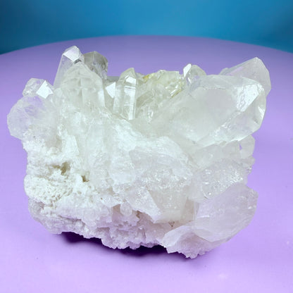 Clear Quartz Medium Cluster (Video)