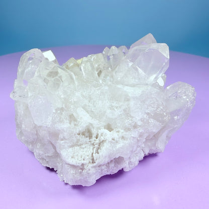 Clear Quartz Medium Cluster (Video)