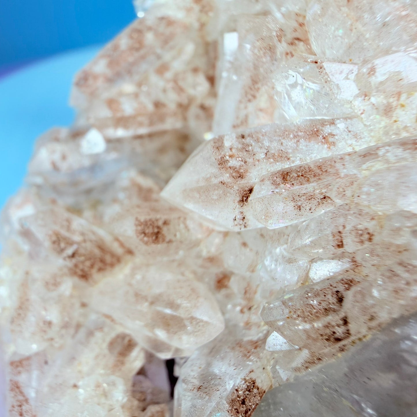 Pink Lithium Quartz Medium Cluster (Video)