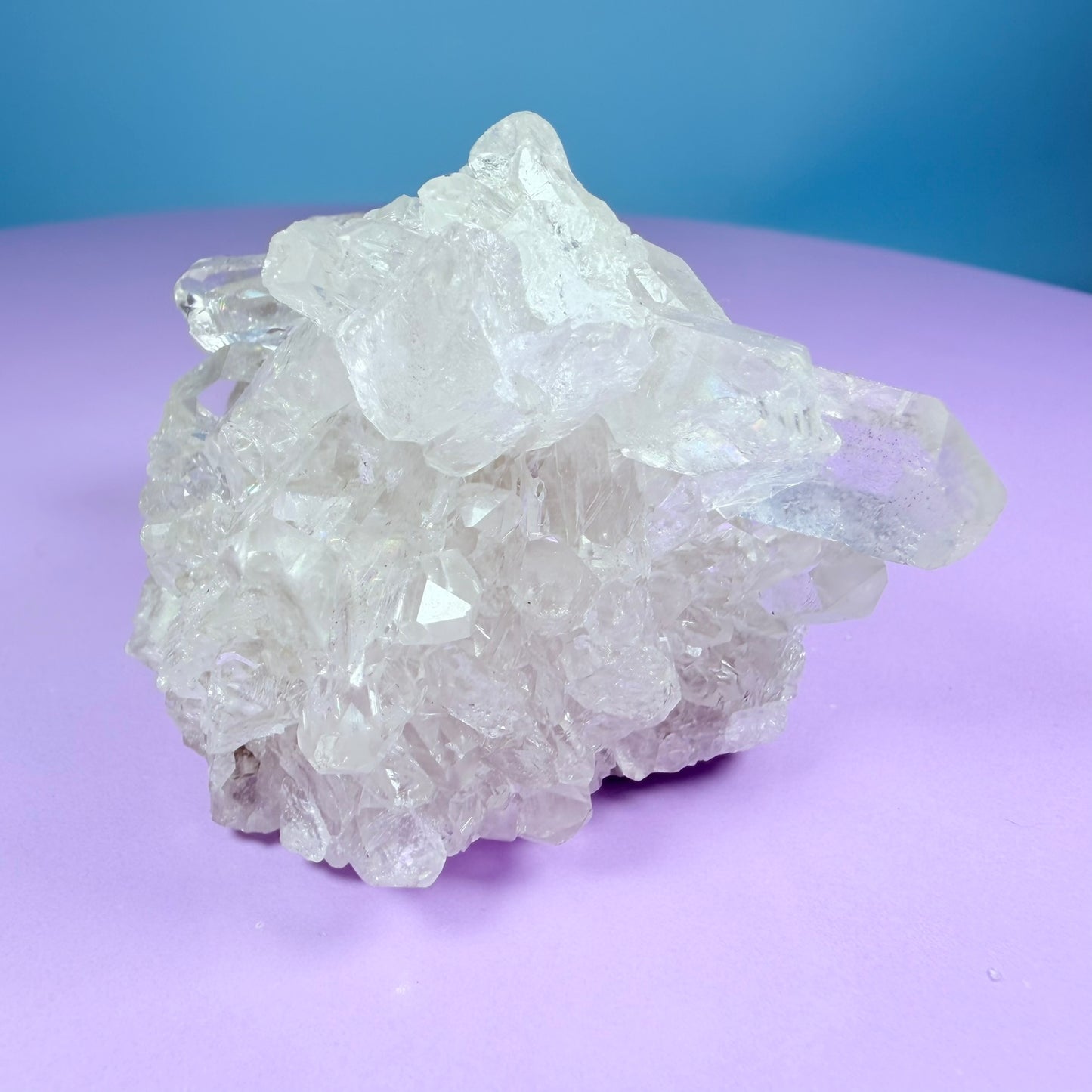 Clear Quartz Small Cluster (Video)
