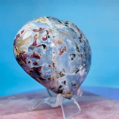 Ocean Jasper Heart Medium Carving