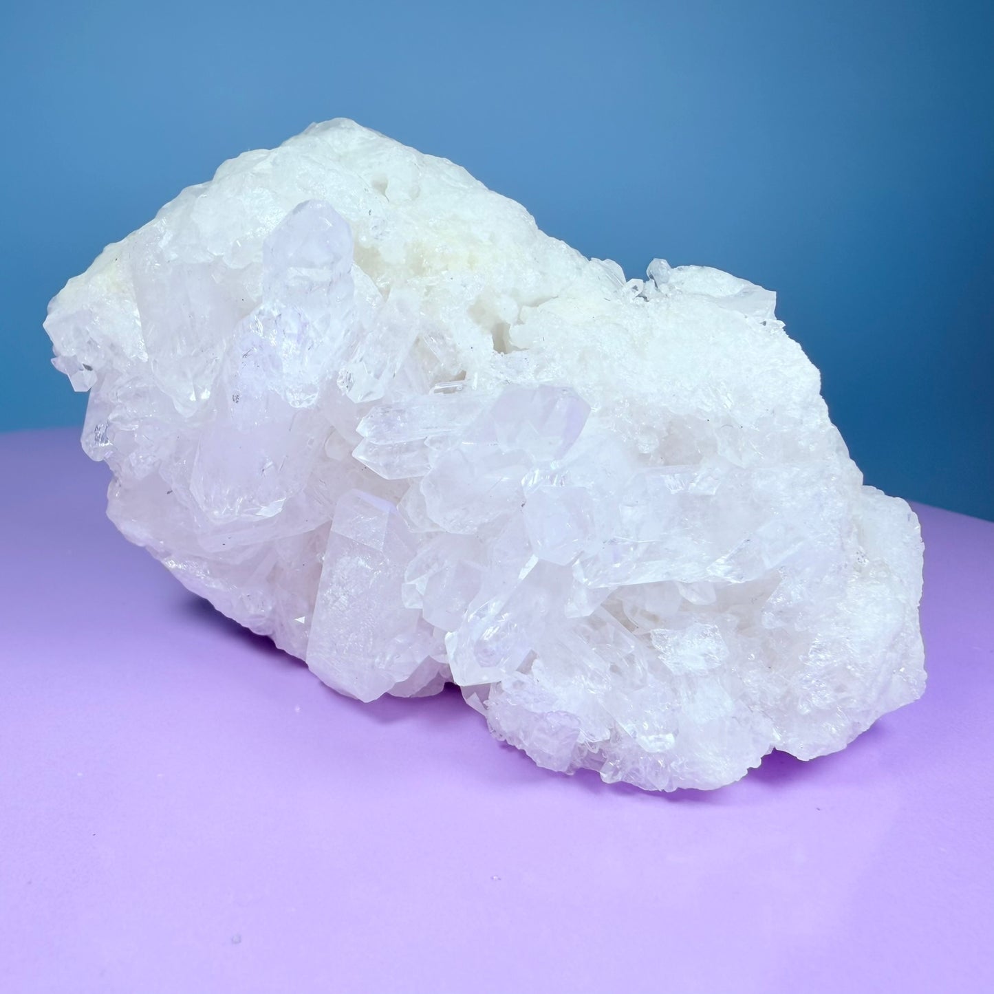 Clear Quartz Medium Cluster (Video)