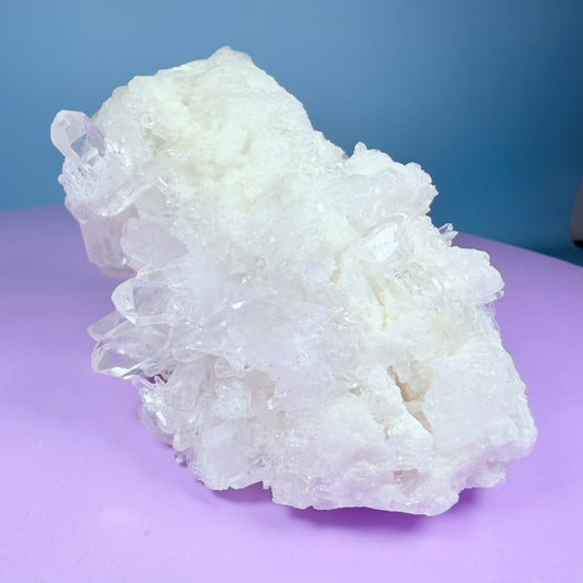 Clear Quartz Medium Cluster (Video)