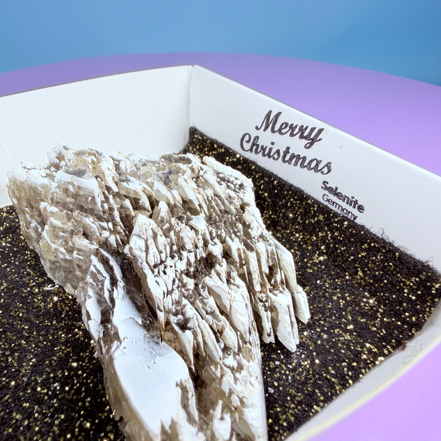 Rare Christmas Tree Selenite Specimen, Germany