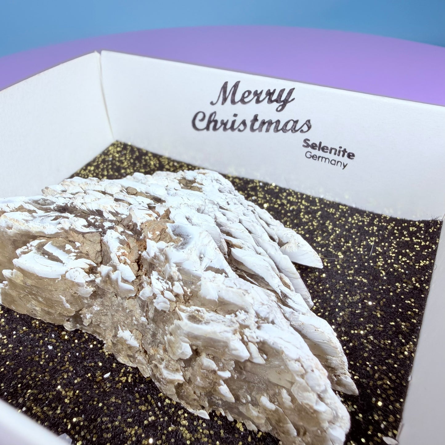 Rare Christmas Tree Selenite Specimen, Germany