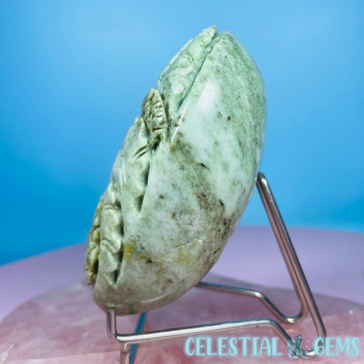 Rare Chinese Jadeite Scenic Landscape Medium Carving