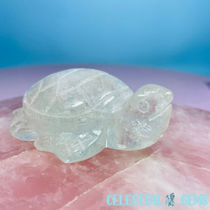 Citrine Sea Turtle Medium Carving (Video)