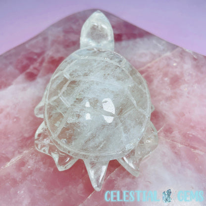 Citrine Sea Turtle Medium Carving (Video)