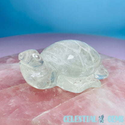 Citrine Sea Turtle Medium Carving (Video)