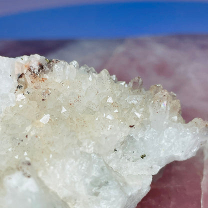 Red Quartz + Hematite Small Cluster Specimen