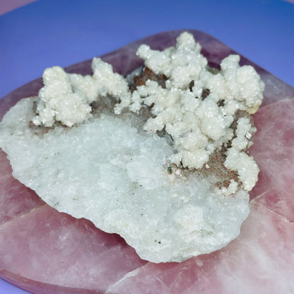 Red Quartz, Hematite + Dolomite Medium Cluster Specimen