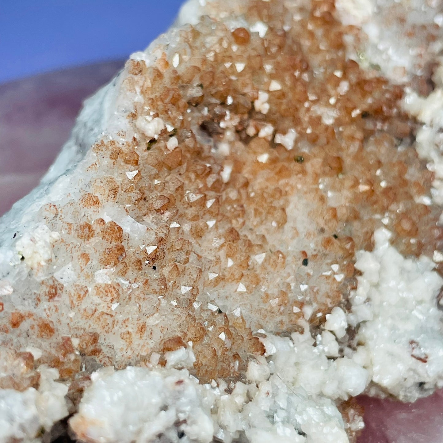 Red Quartz, Hematite, Pyrite + Dolomite Medium Cluster Specimen