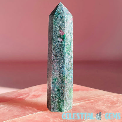 Ruby in Kyanite/Fuchsite Small Tower