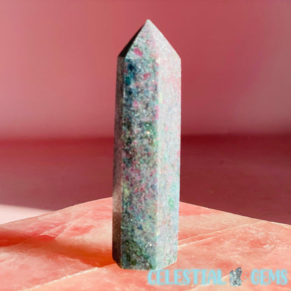 Ruby in Kyanite/Fuchsite Small Tower