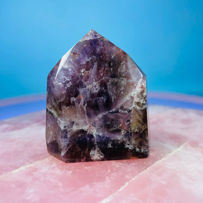 Super Seven Amethyst Small Tower