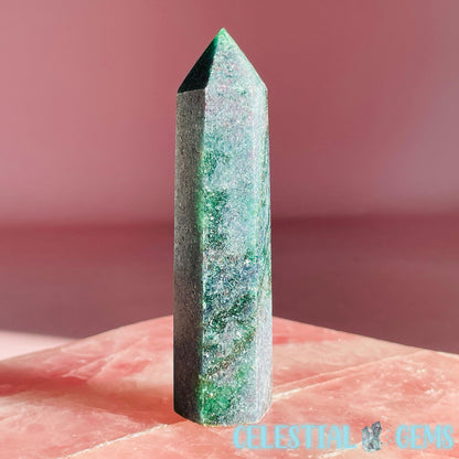 Ruby in Kyanite/Fuchsite Small Tower