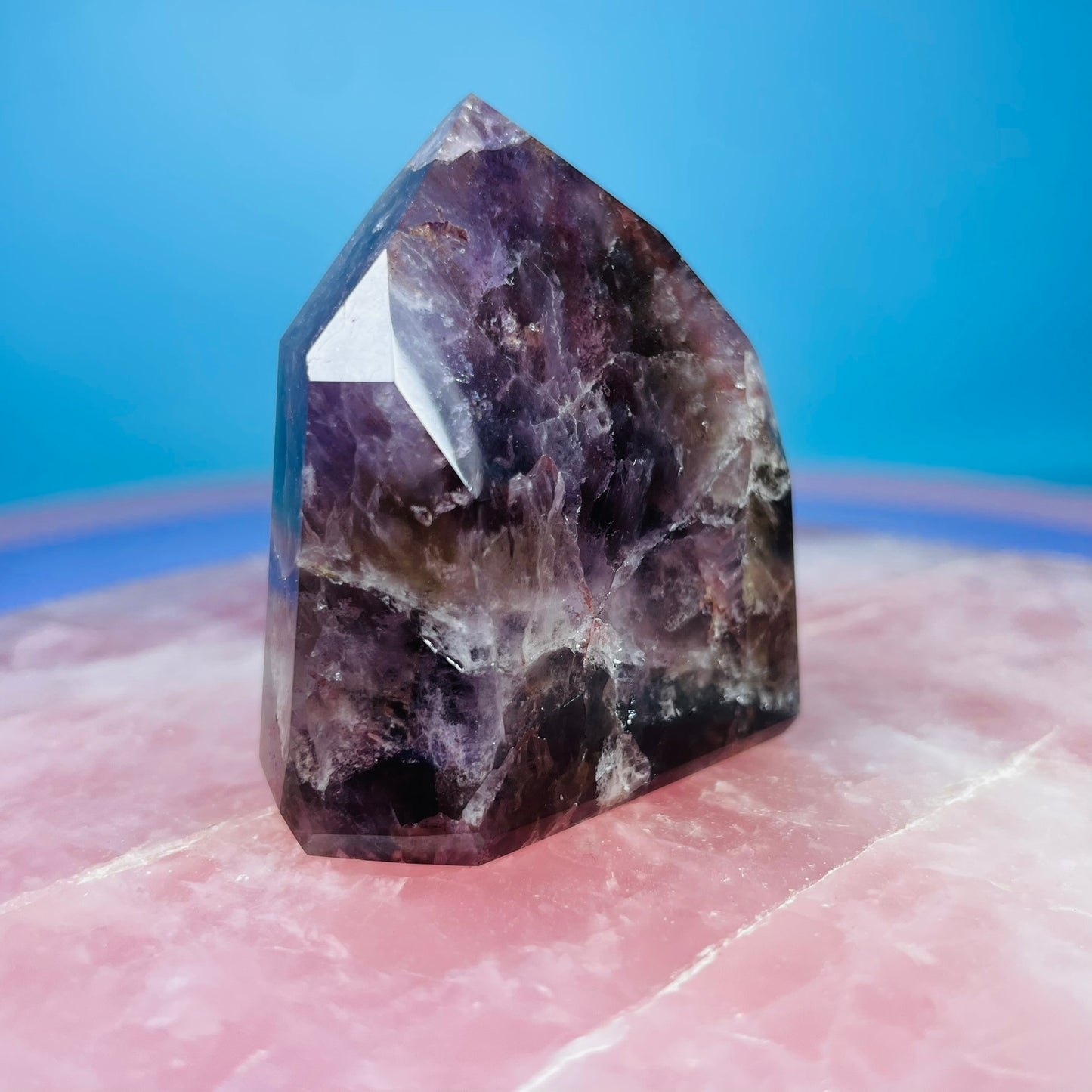 Super Seven Amethyst Small Tower