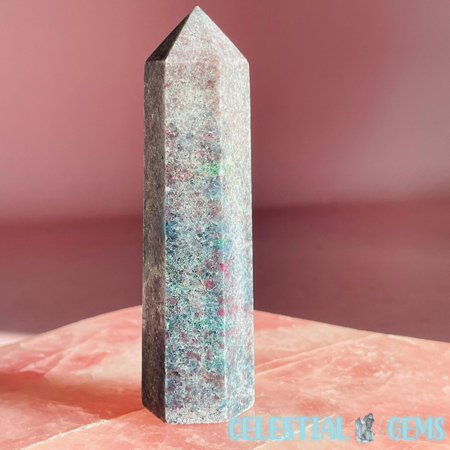 Ruby in Kyanite/Fuchsite Small Tower