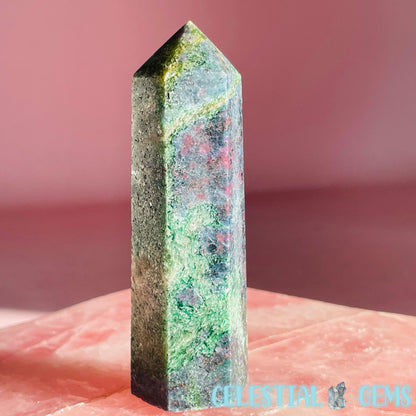 Ruby in Kyanite/Fuchsite Small Tower