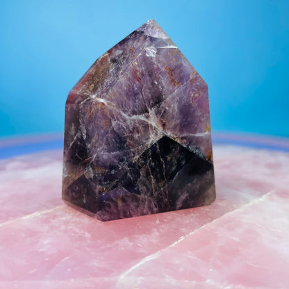 Super Seven Amethyst Small Tower