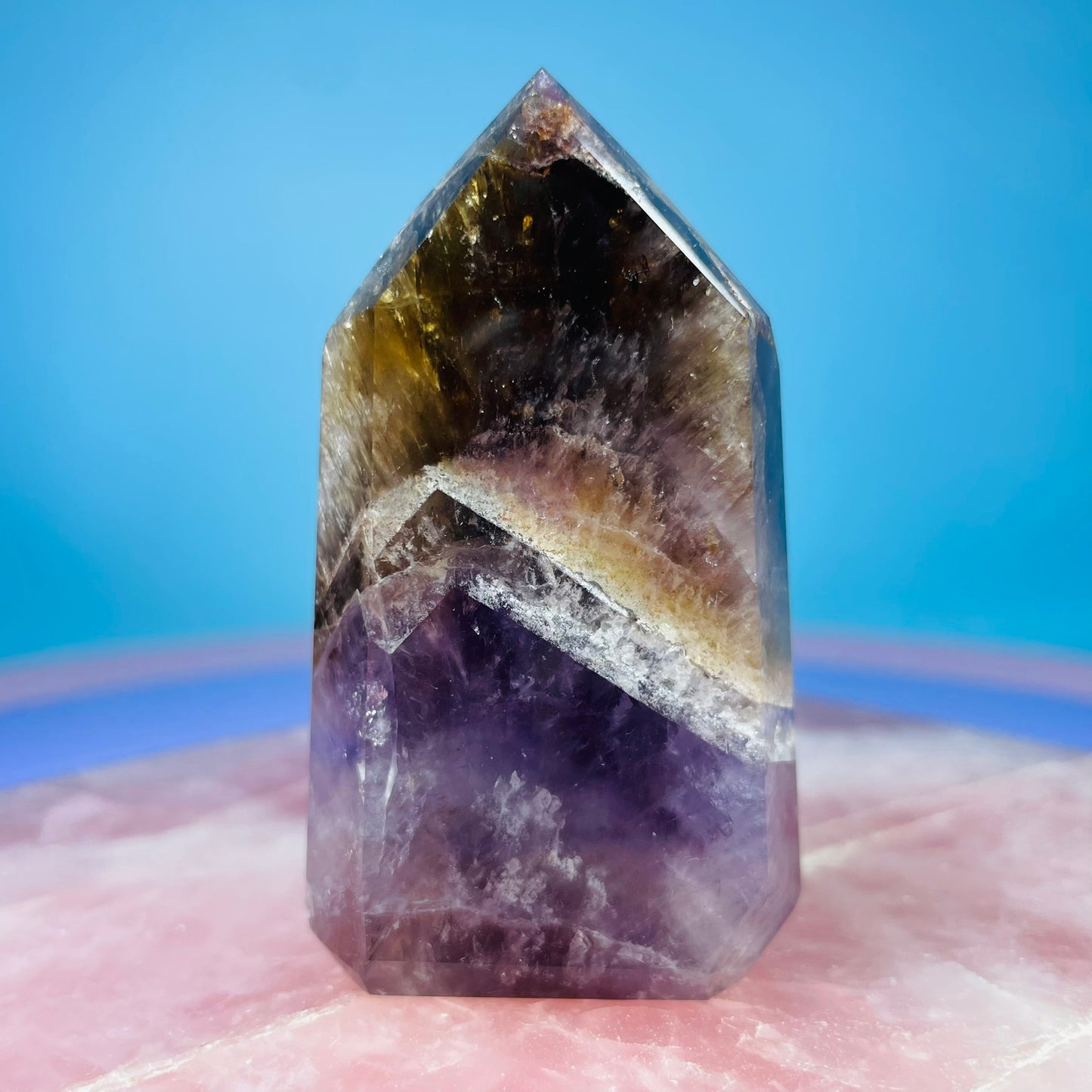 Super Seven Amethyst Small Tower
