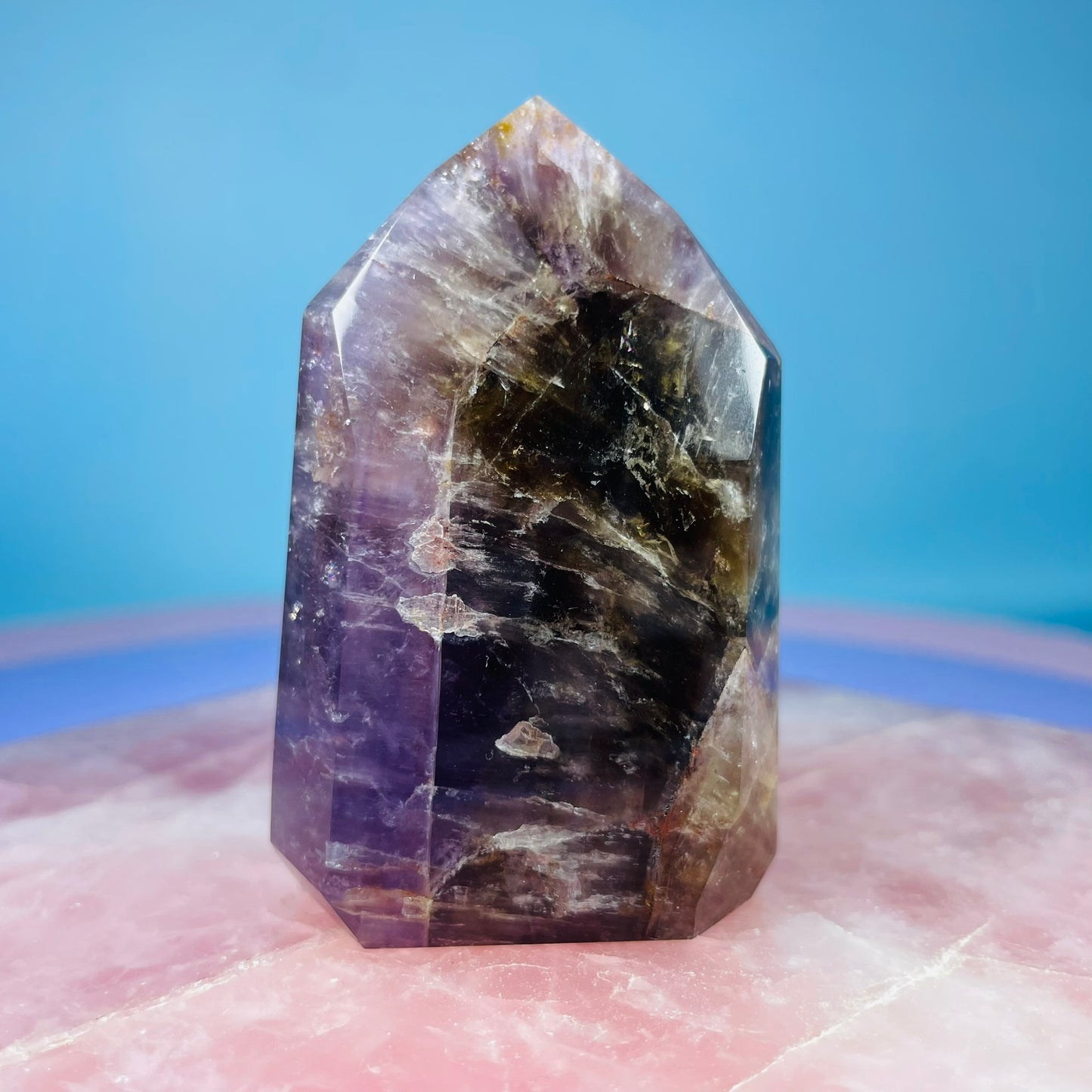 Super Seven Amethyst Small Tower