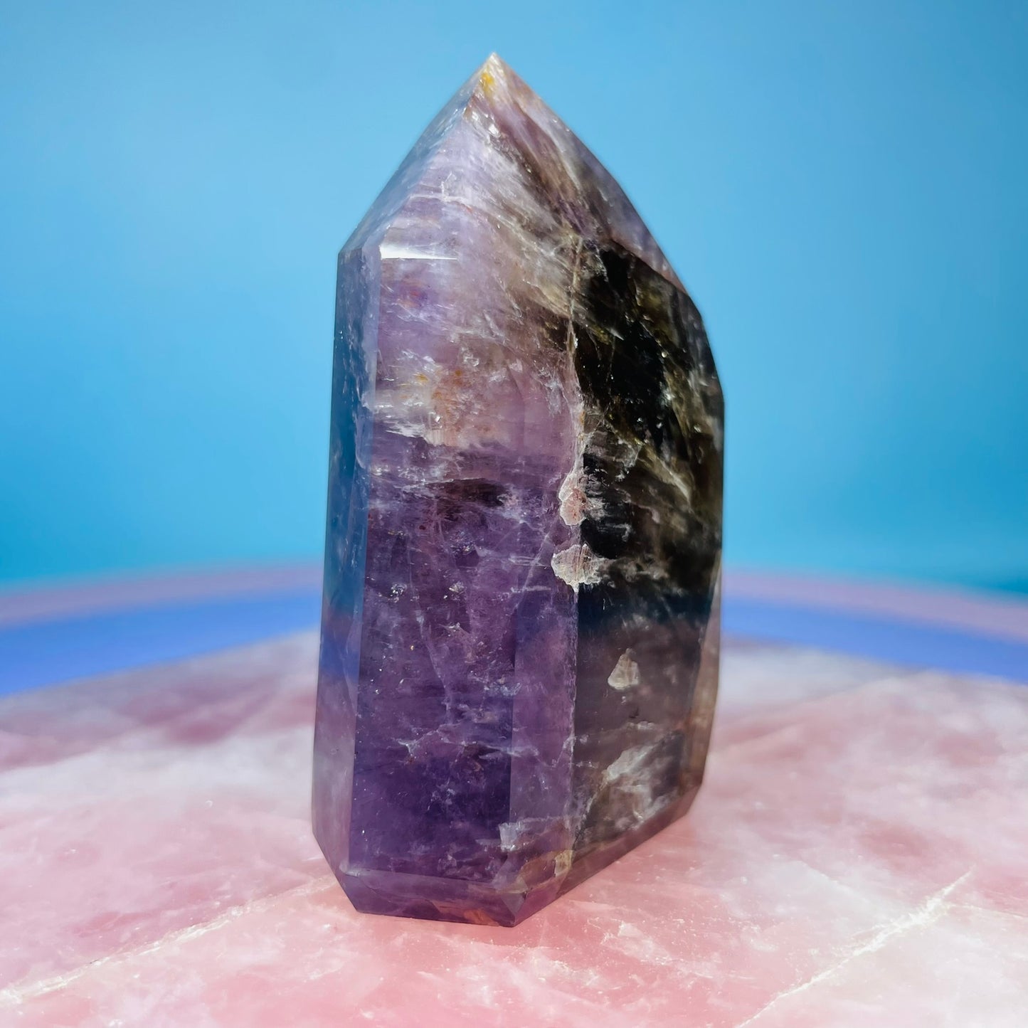 Super Seven Amethyst Small Tower