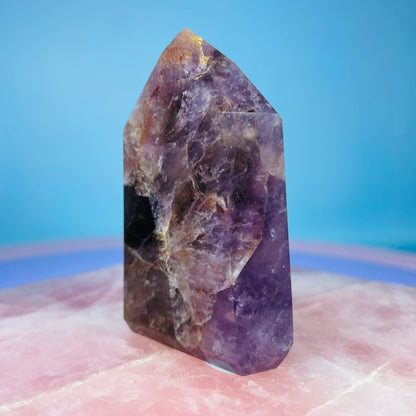 Super Seven Amethyst Small Tower