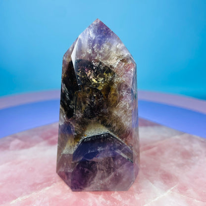 Super Seven Amethyst Small Tower