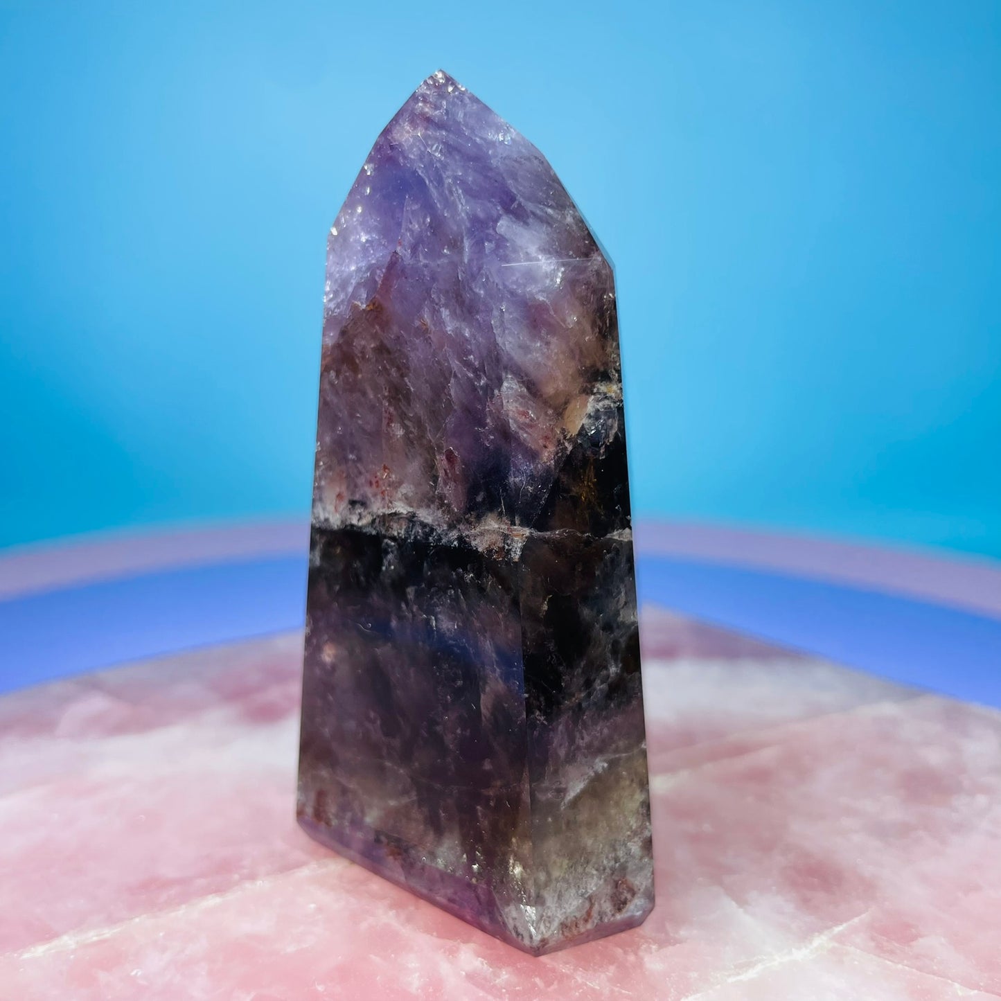 Super Seven Amethyst Small Tower