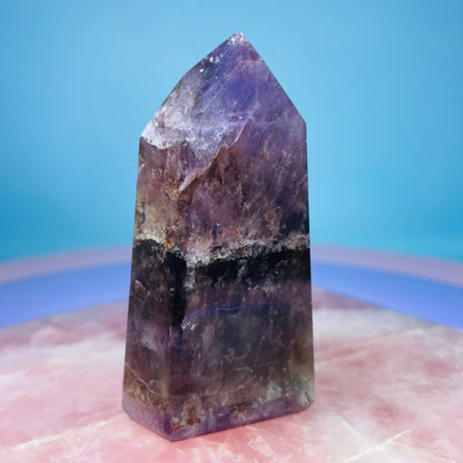 Super Seven Amethyst Small Tower