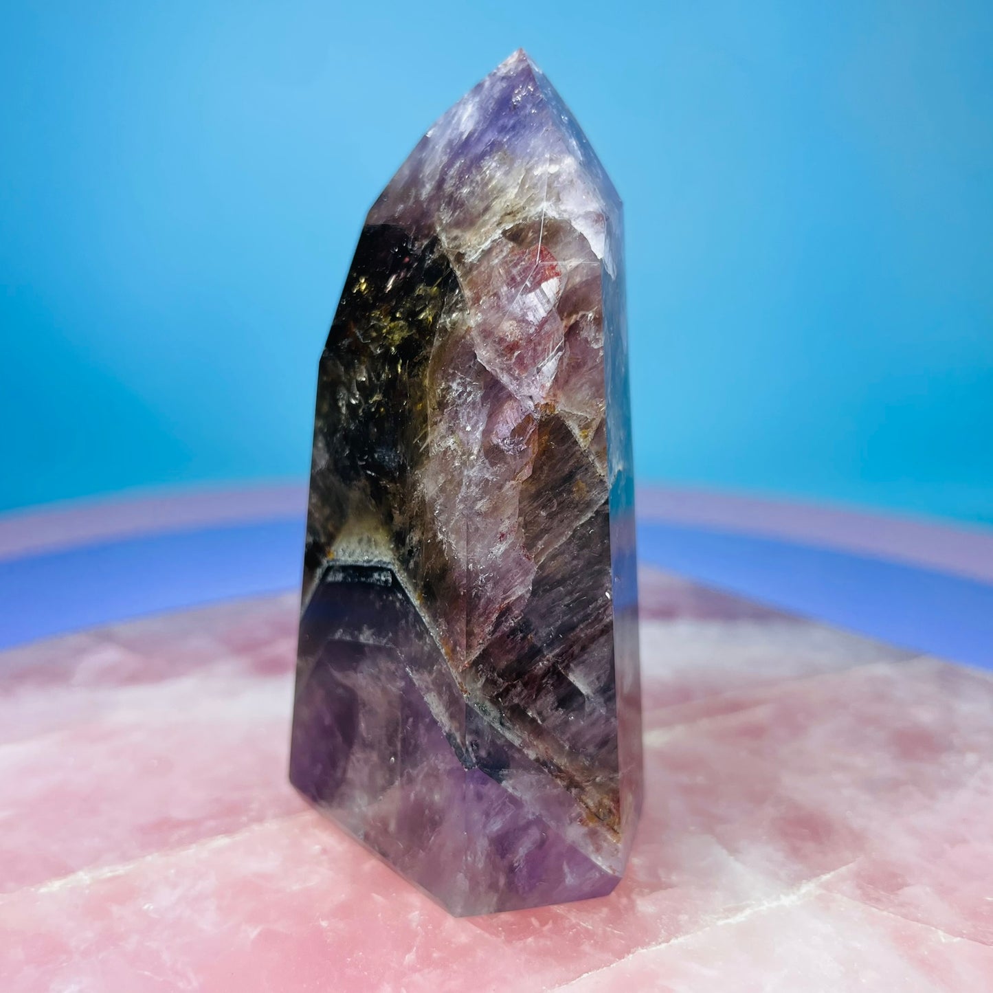 Super Seven Amethyst Small Tower