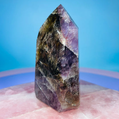 Super Seven Amethyst Medium Tower