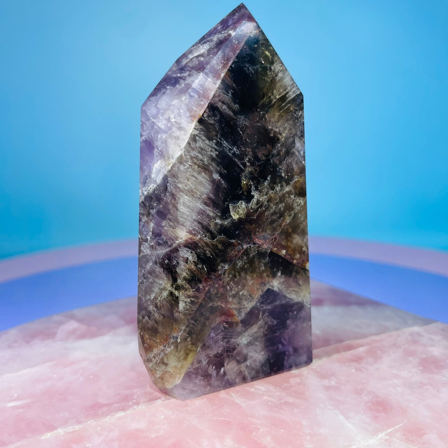Super Seven Amethyst Medium Tower