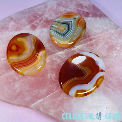 Carnelian Agate Worrystone