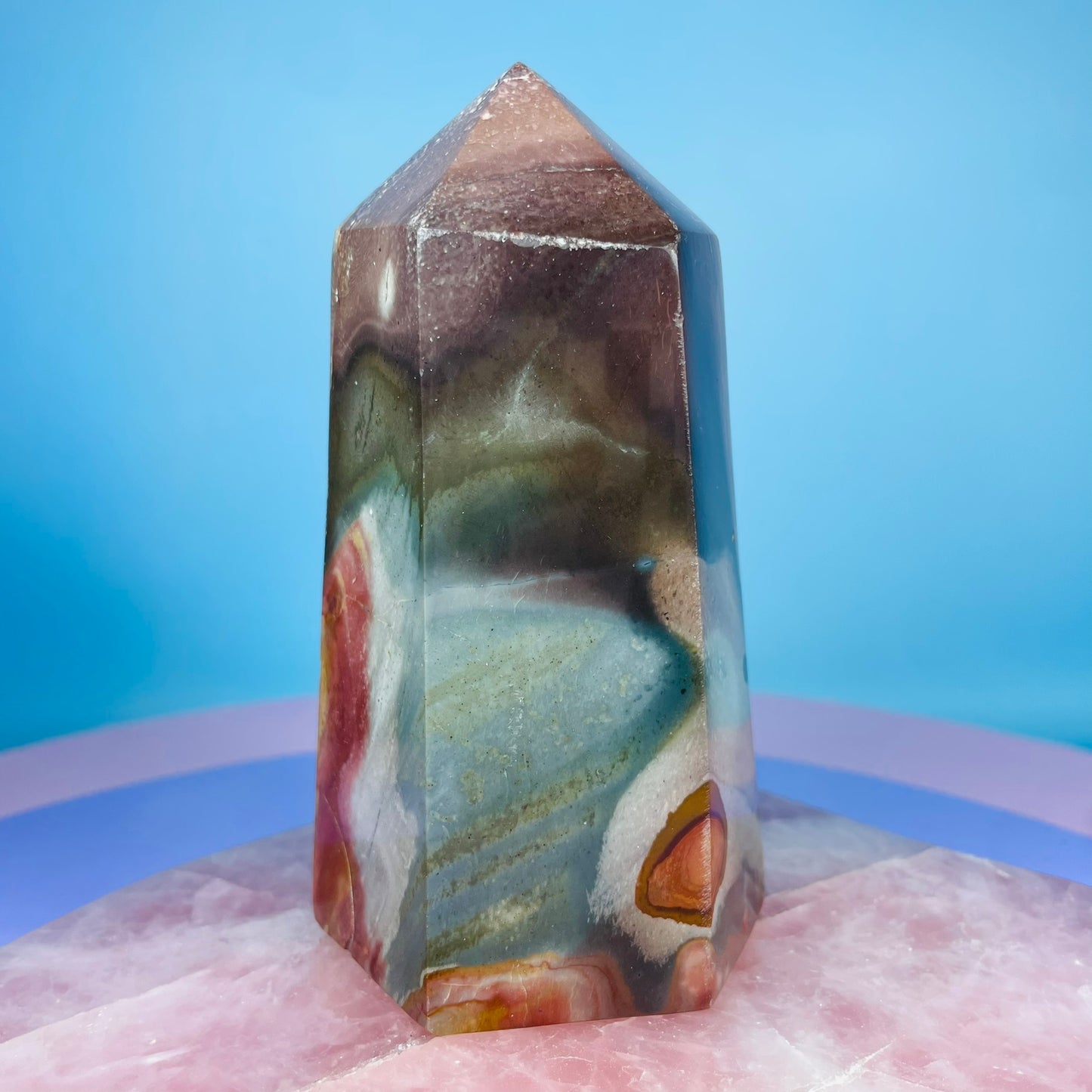 Polychrome Jasper Chunky Large Tower
