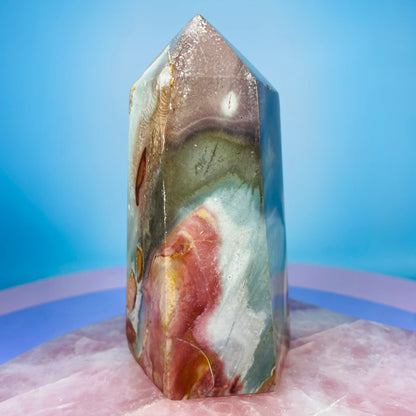 Polychrome Jasper Chunky Large Tower