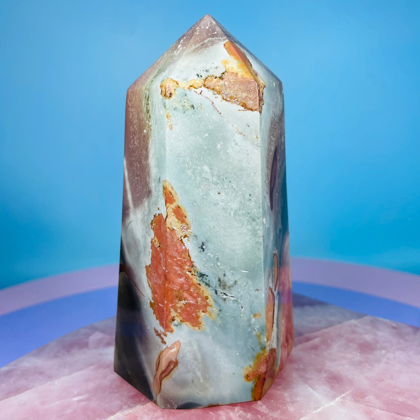 Polychrome Jasper Chunky Large Tower