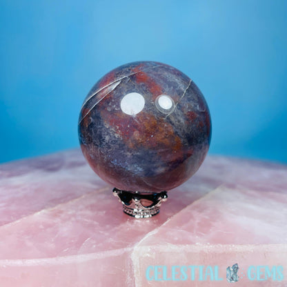 Red Moss Agate Small Sphere