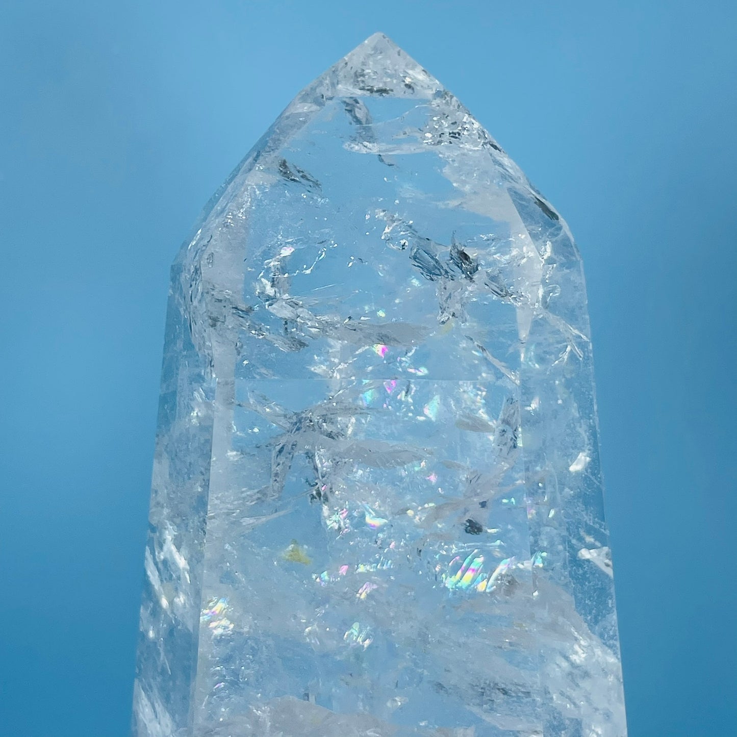 High Grade Clear Quartz Large Tower