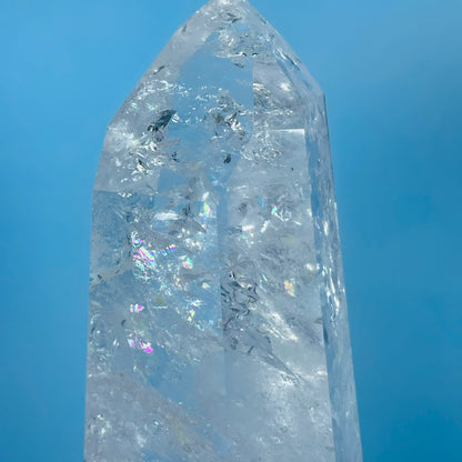 High Grade Clear Quartz Large Tower