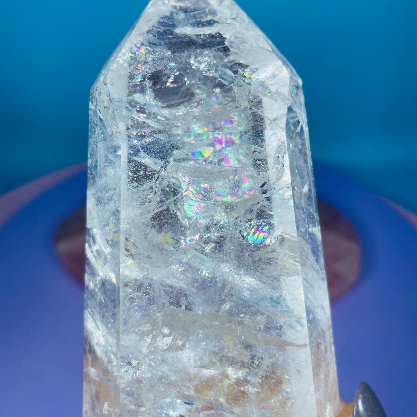 High Grade Clear Quartz Large Tower