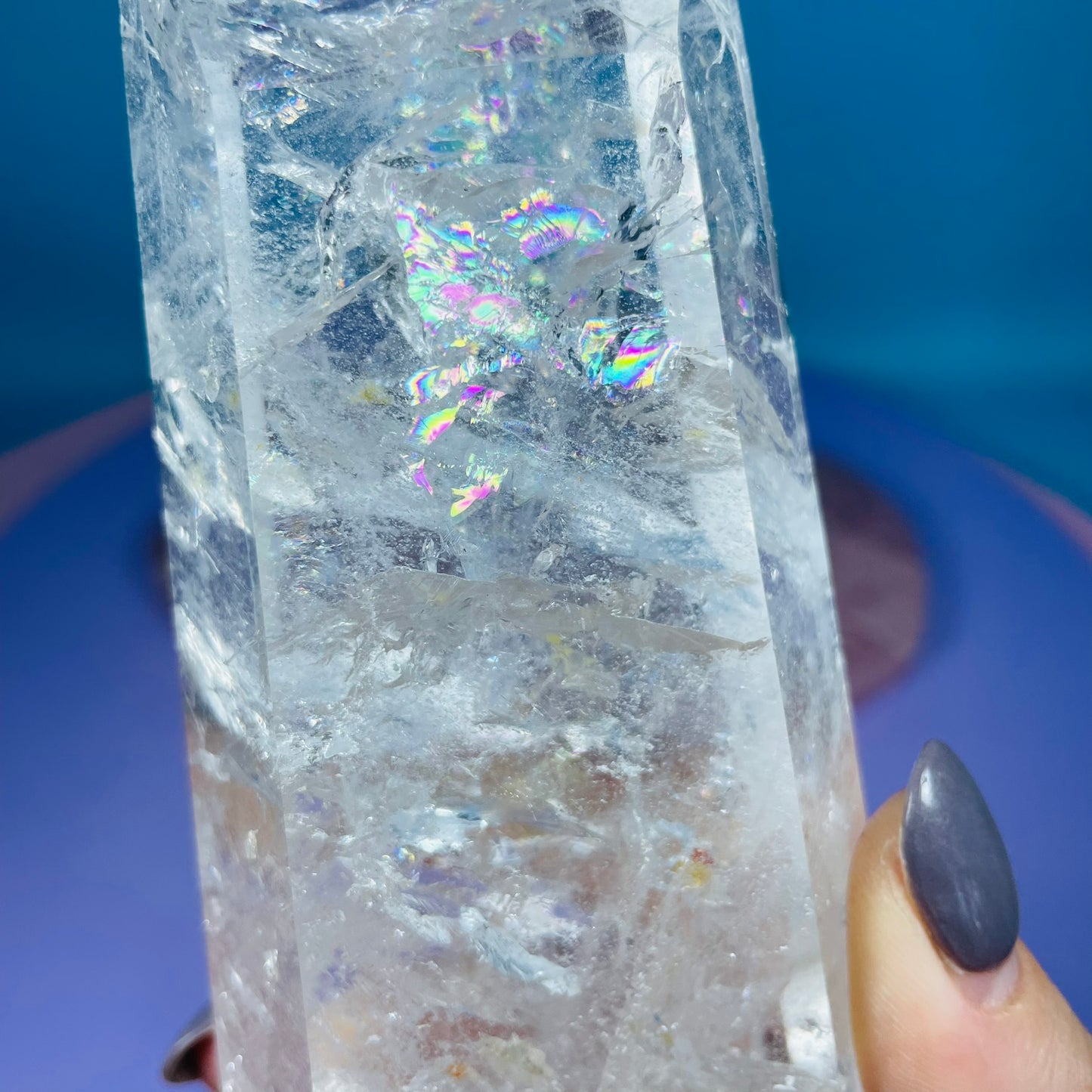 High Grade Clear Quartz Large Tower