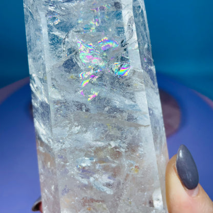 High Grade Clear Quartz Large Tower