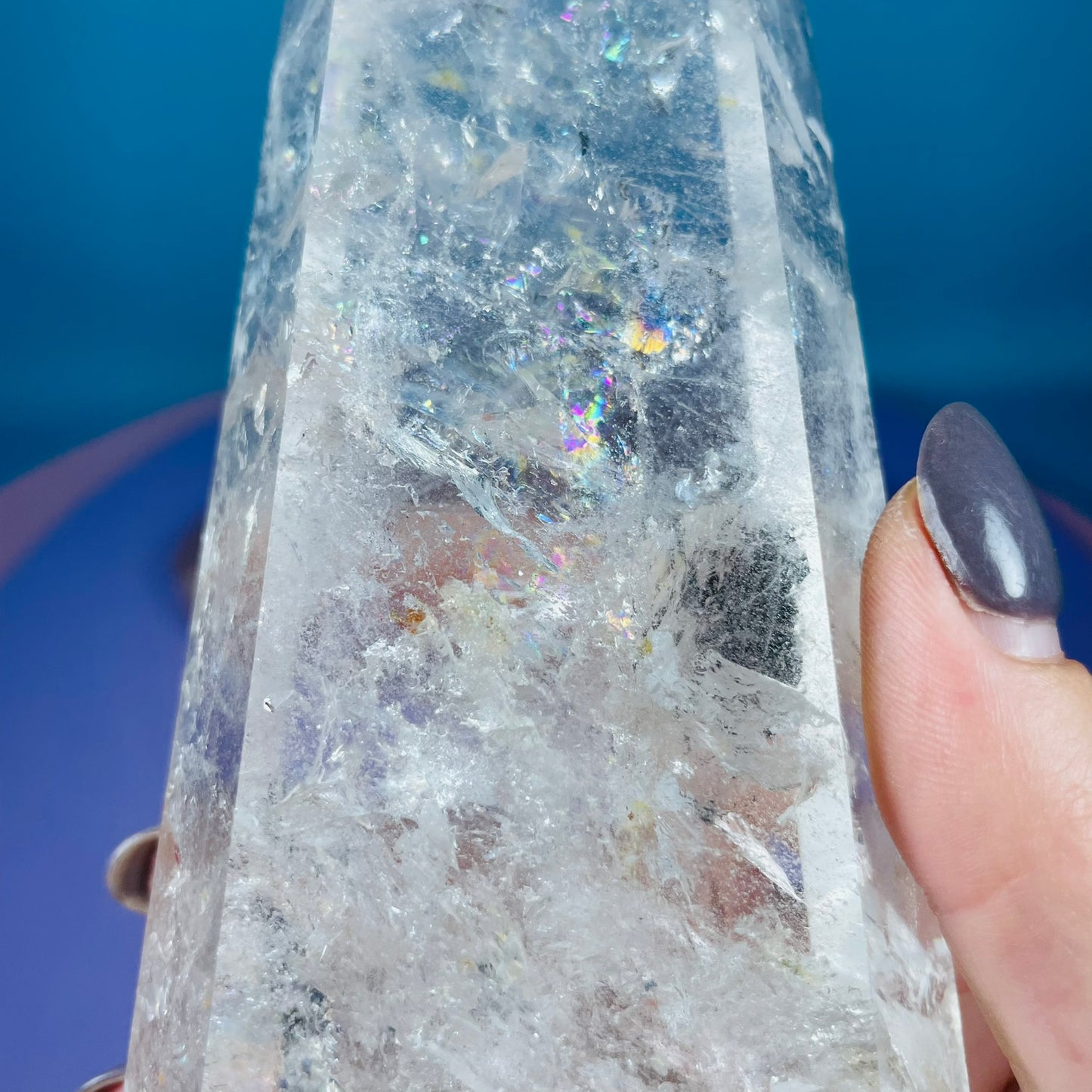 High Grade Clear Quartz Large Tower